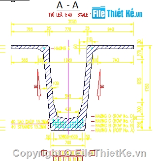 dầm super T,bản vẽ,full bản ve,bản vẽ cad dầm super-T,super t 38.2m,THiết kế đầy đủ